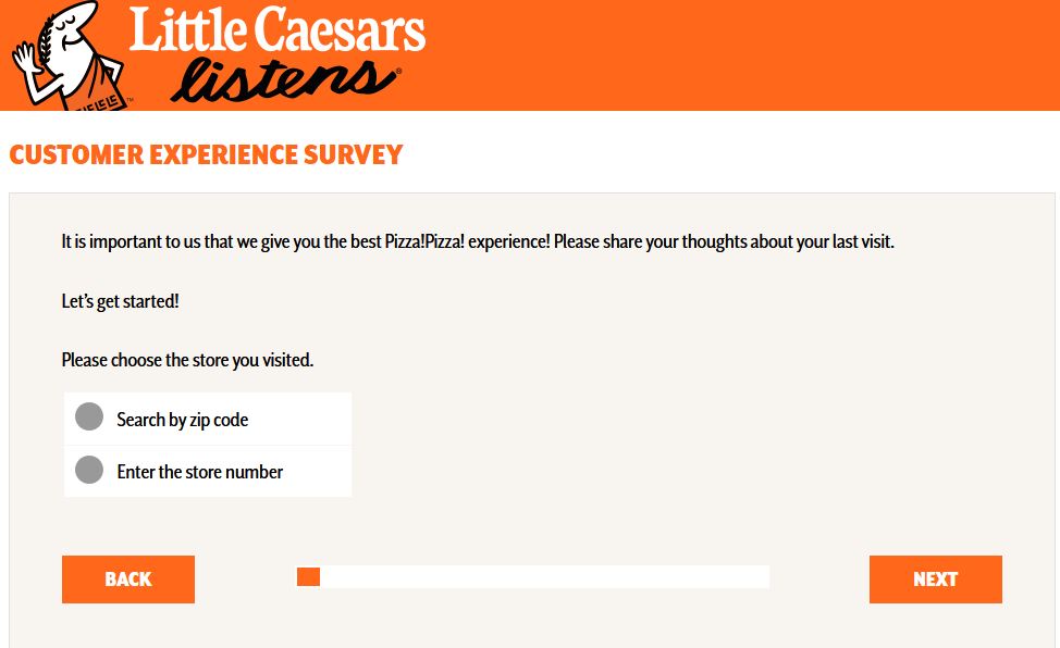 EASY STEPS: Little Caesars Survey & Sweepstakes2