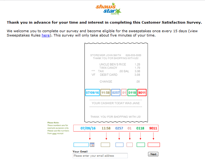 Shaw’s Survey |[www.shawsurvey.com]