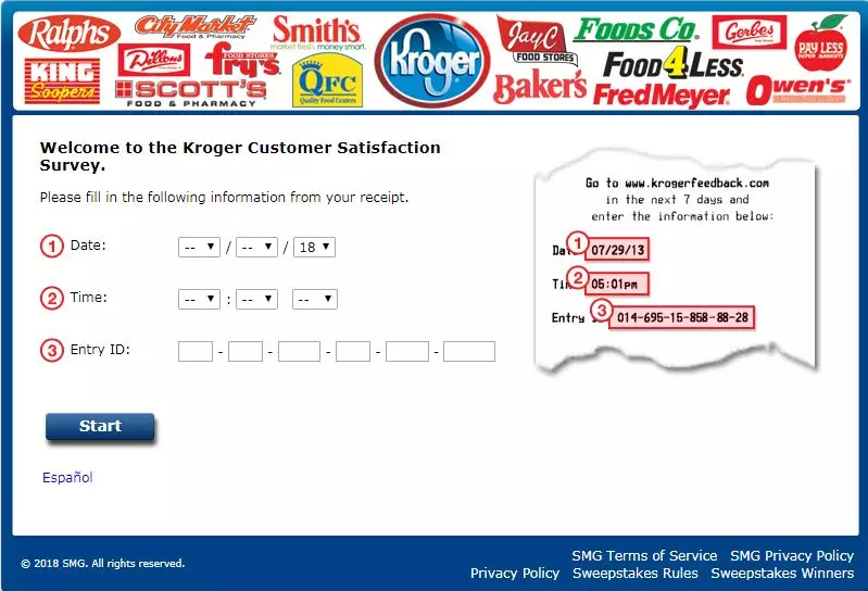 kroger feedback survey