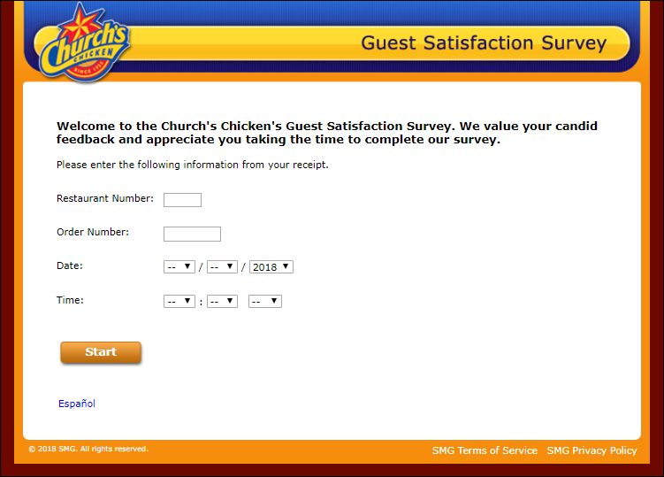 church's chickens survey