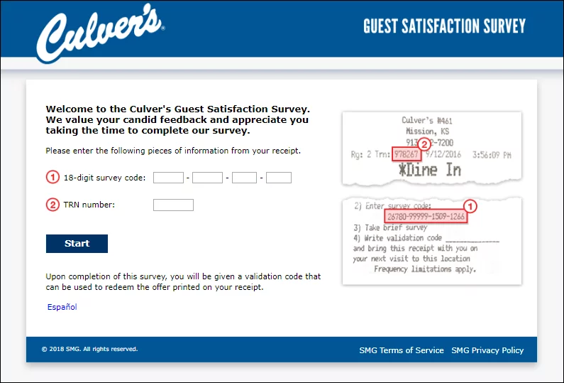 culvers survey