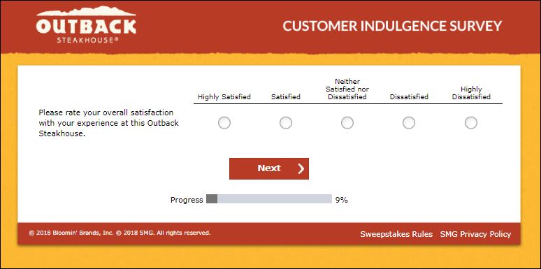 outback overall satisfaction