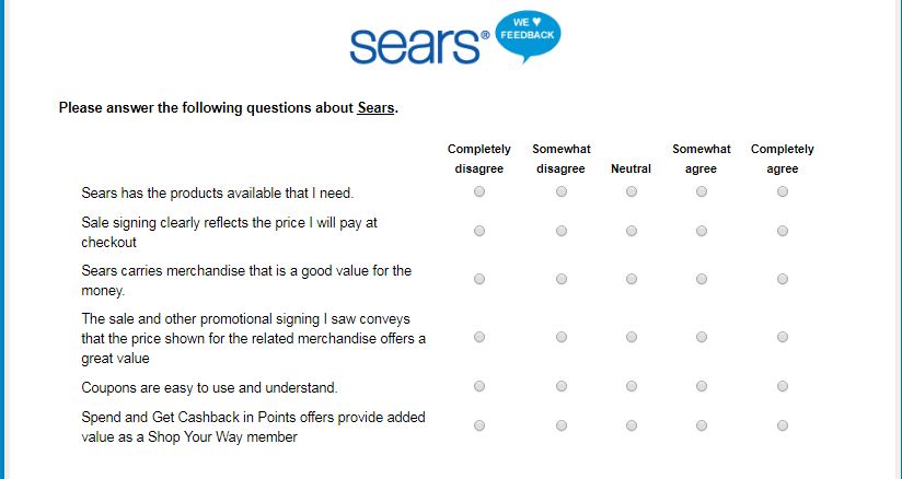 sears survey 7
