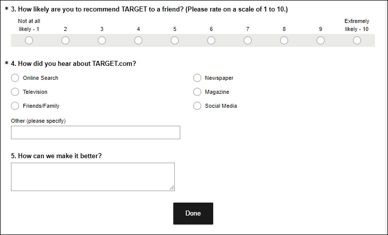 target survey 2