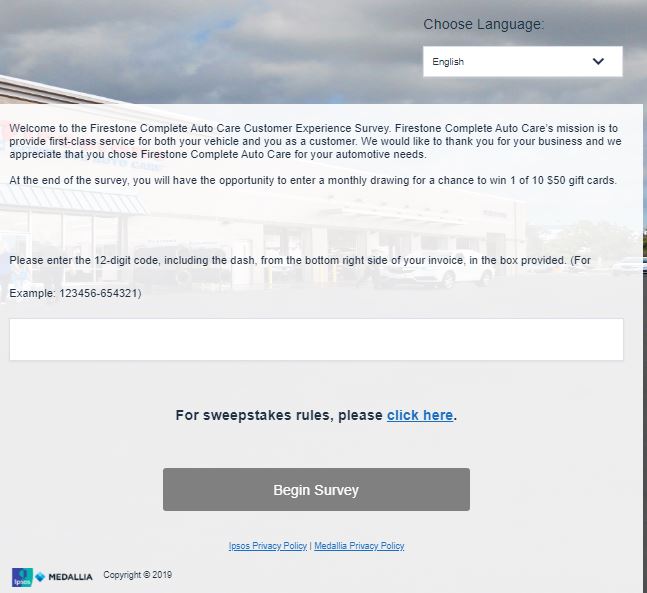 Firestone survey