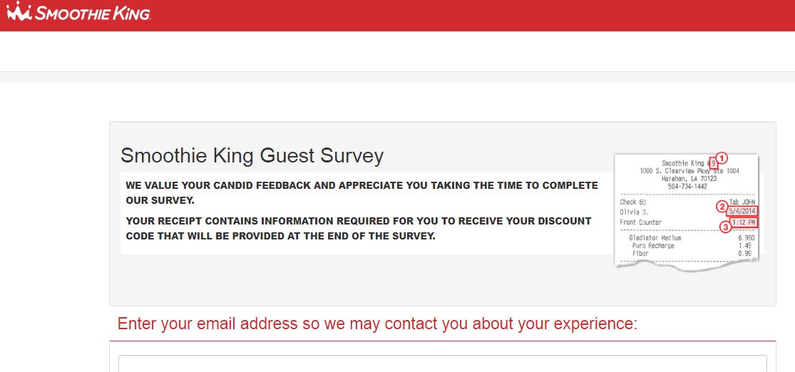 smoothie king feedback