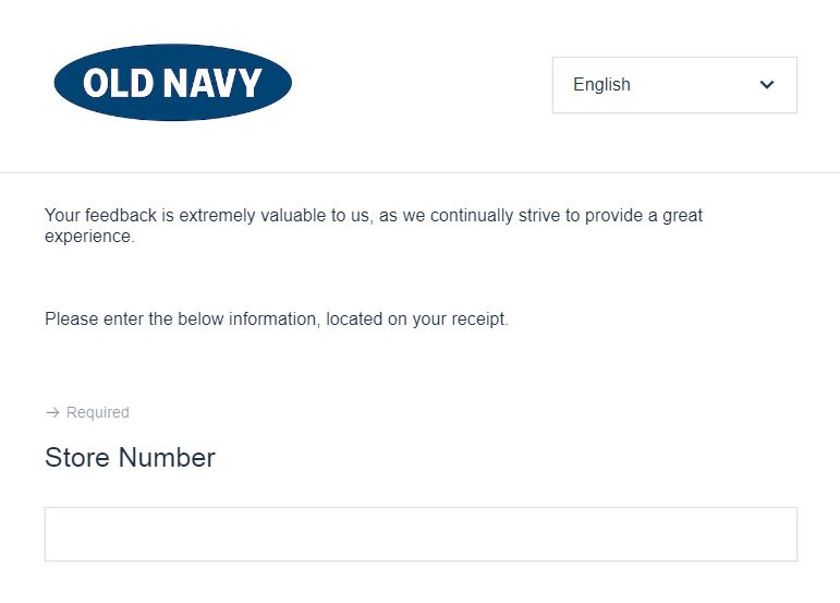 Old Navy Survey