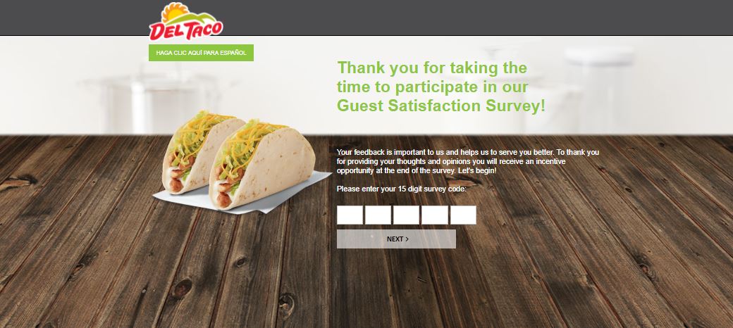 myopinion.deltaco.com|Del Taco Survey get $1 off