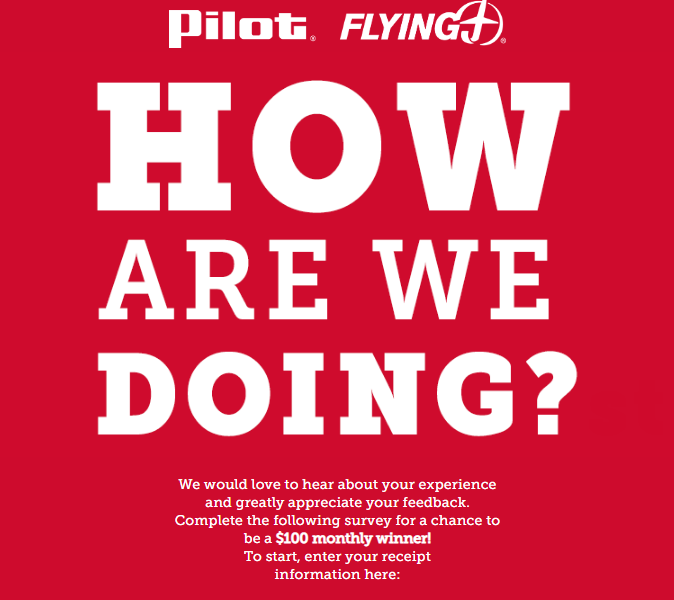 pilot flying j survey