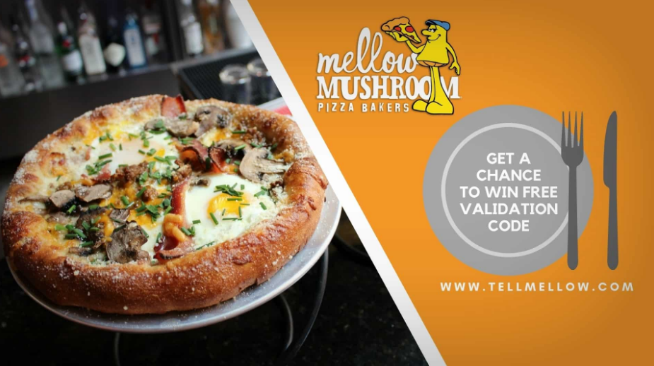 TellMellow - Mellow Mushroom Survey To Win $5 off Coupon Code Mellow Mushroom Survey