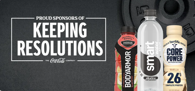 Coca Cola Proud Sponsors Of Keeping Resolutions Sweepstakes and Instant Win Giveaway