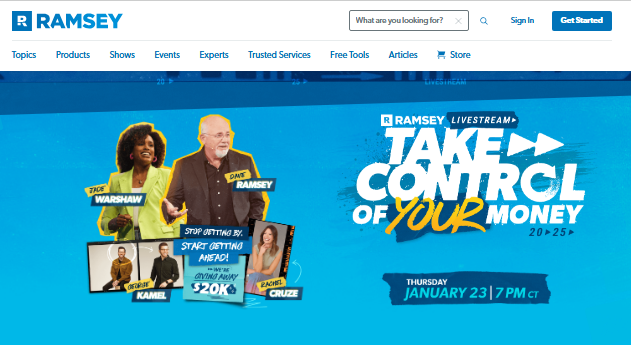 Dave Ramsey Take Control of Your Money Giveaway
