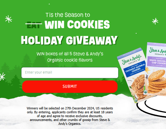 Steve & Andy’s Holiday Giveaway