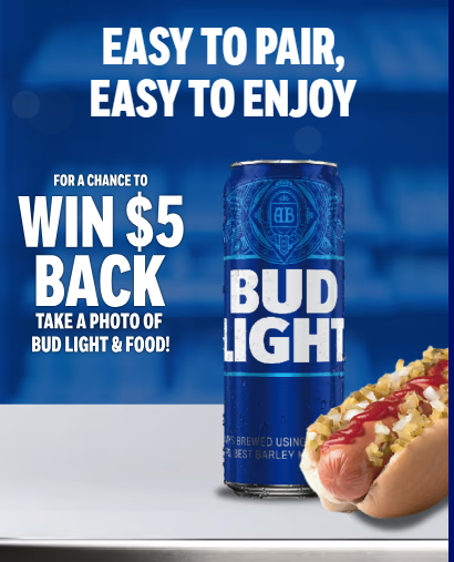 Bud Light x Food Sweepstakes (Limited States)