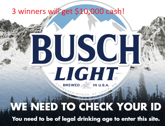 Busch Light Mountains of Busch Giveaway