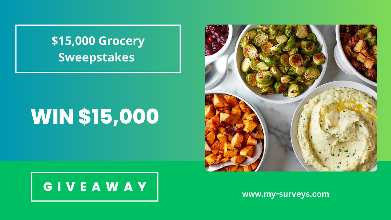 $15,000 Grocery Sweepstakes