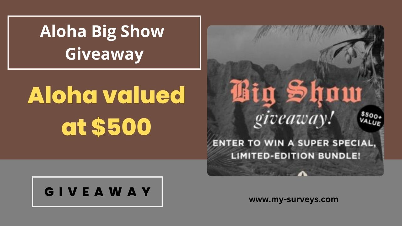 Aloha Big Show Giveaway