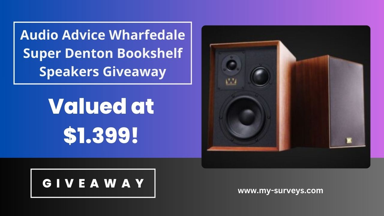 Audio Advice Wharfedale Super Denton Bookshelf Speakers Giveaway