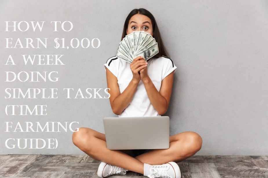 How to Earn $1,000 a Week Doing Simple Tasks (Time Farming Guide)