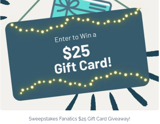 Sweepstakes Fanatics $25 Gift Card Giveaway