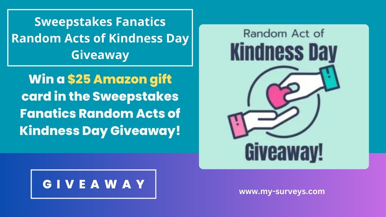 Sweepstakes Fanatics Random Acts of Kindness Day Giveaway