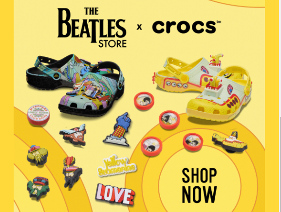 UMusic The Beatles Store Crocs Giveaway