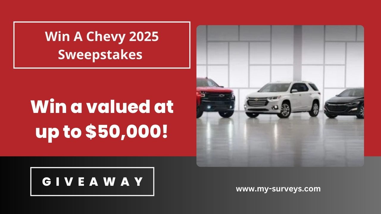 Win A Chevy 2025 Sweepstakes (Limited States)
