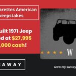 Winston Cigarettes American 4×4 Sweepstakes 2025 Winston Cigarettes American 4×4 Sweepstakes