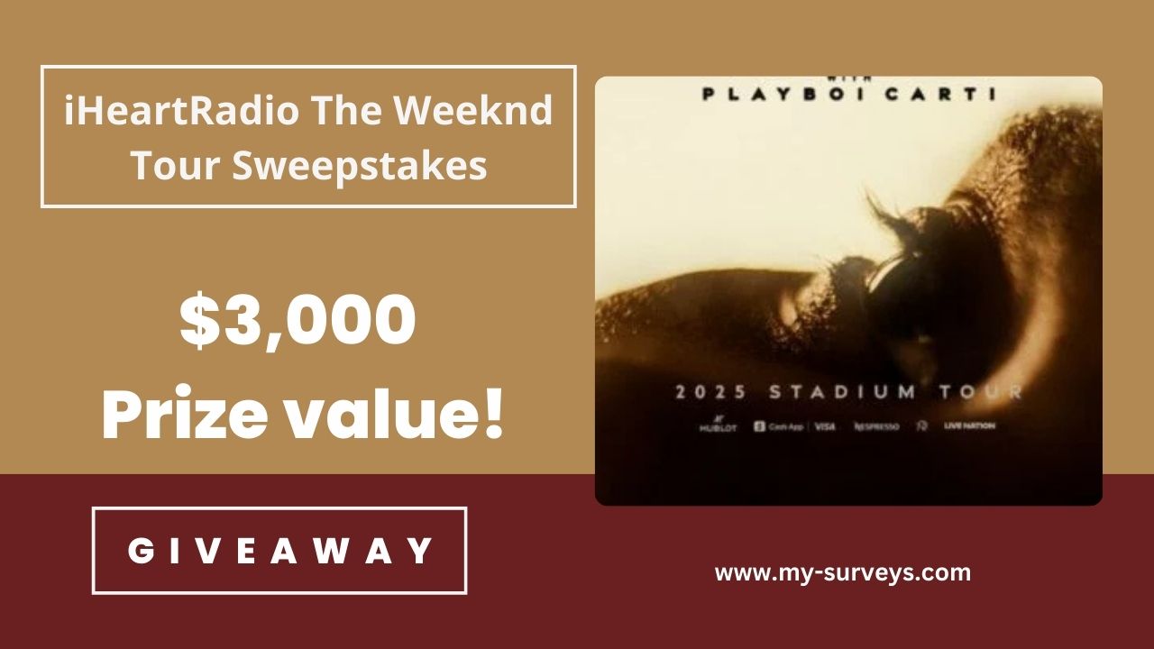 iHeartRadio The Weeknd Tour Sweepstakes